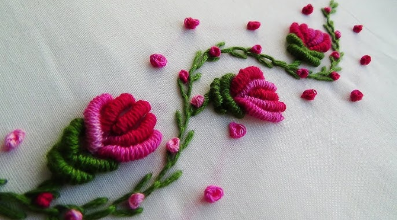 Bridal embroidery